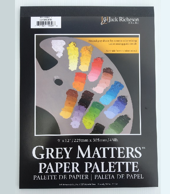 Grey Matters 9x12 Palette Paper Pad - Brushes and More