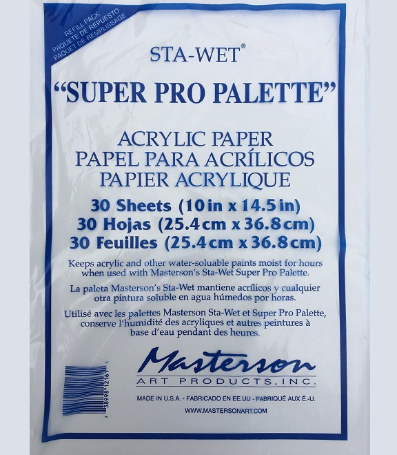 Sta-Wet Super Pro Palette and Accessories