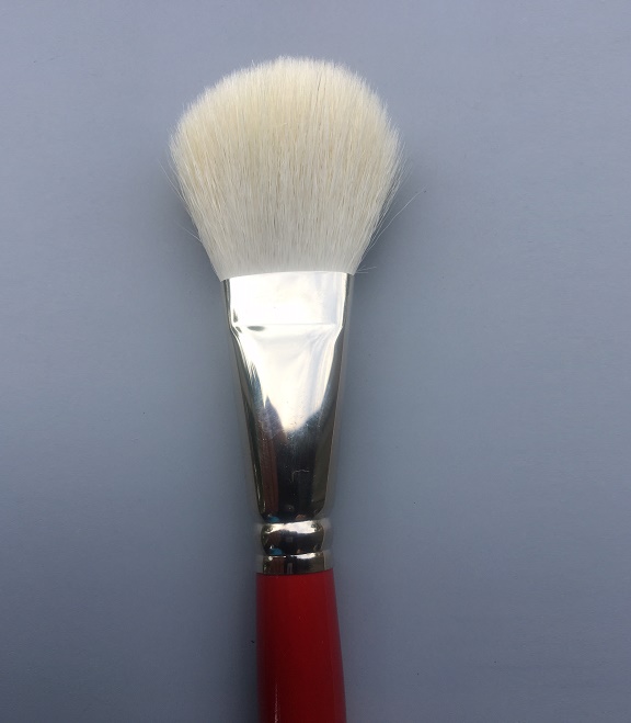 White Oval Mop 5519S-3/4 by Silver Brush - Brushes and More