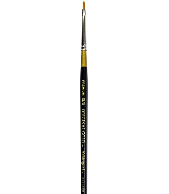 Premium Watercolor Brush: Black Velvet Flat (3008S